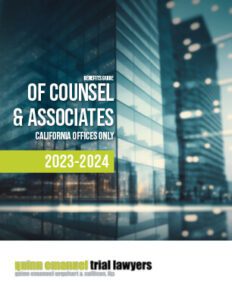 CA of Counsel & Associates Benefits Guide 2024